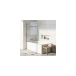 Baignoire droite horyn l. 140 cm x l. 70 cm blanc