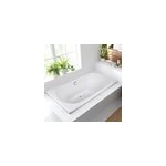 Baignoire effusion 180 x 90 cm sans tablier valentin Baignoire effusion 180 x 90 cm sans tablier valentin