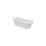Baignoire lot adosse 170 x 80 cm blanche, goodhome emba