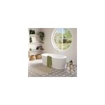 Baignoire �lot huron l. 170 cm x l. 75 cm blanc