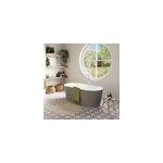 Baignoire lot huron l. 170 x l. 70 cm gris