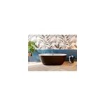 Baignoire �lot noire fidji 170x80 cm
