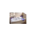Baignoire sabot allibert flavis l. 105 x l. 70 x h. 37, 5 cm coloris blanc avec pieds Baignoire sabot allibert flavis l. 105 x l. 70 x h. 37, 5 cm coloris blanc avec pieds