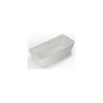 Baignoire semi - îlot murale mint 160, blanc, 160x75 cm, by spalina Baignoire semi - îlot murale mint 160, blanc, 160x75 cm, by spalina