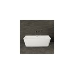 Baignoire semi - îlot murale mint 170, blanc, 170x81 cm, by spalina Baignoire semi - îlot murale mint 170, blanc, 170x81 cm, by spalina