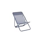 Bain de soleil colorblock lafuma polyester et acier indigo l. 62cm x h. 125cm