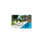 Bain de soleil en plastique blanc bica riva