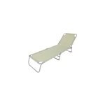 Bain de soleil polyester et acier vert d'eau goodhome curacaco