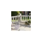Balustre ronde blooma barcelone blanche 13 x 13 x h. 80 cm Balustre ronde blooma barcelone blanche 13 x 13 x h. 80 cm