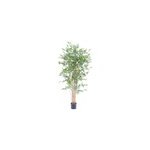 Bambou japanese artificiel h. 180 cm avec pot dcoratif