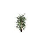 Bambou vert artificiel en pot plastique 75 x h. 150 cm