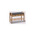 Banc jano range chaussures pour 4 paires bambou , 5five Banc jano range chaussures pour 4 paires bambou , 5five