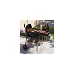 Barbecue charbon de bois goodhome kiowa sur chariot Barbecue charbon de bois goodhome kiowa sur chariot