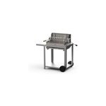 Barbecue charbon sur chariot mendy inox 54 x 32 cm le marquier Barbecue charbon sur chariot mendy inox 54 x 32 cm le marquier