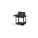 Barbecue charbon sur chariot mendy noir 54 x 32 cm le marquier Barbecue charbon sur chariot mendy noir 54 x 32 cm le marquier