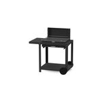 Barbecue charbon sur chariot montory noir 61 x 40 cm le marquier Barbecue charbon sur chariot montory noir 61 x 40 cm le marquier