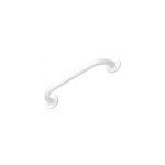 Barre d'appui en acier blanc godonnier 30 cm