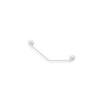 Barre d'appui coude en aluminium blanc 135