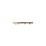 Barre murale de cuisine coloris m�tal dor� l. 60 cm