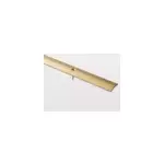 Barre de seuil incurv�e en acier d�cor laiton 30 x 830 mm