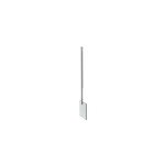 Barre de stabilisation et fixation plafond pour paroi de douche, chrome, schulte