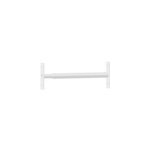 Barreau tlescopique de fentre, acier blanc, mottez, l. 30  55 cm