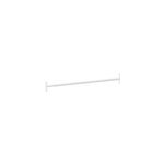 Barreau tlescopique de fentre, acier blanc, mottez, l. 99  188 cm