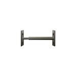 Barreau tlescopique de fentre, acier noir, mottez, l. 99  188 cm