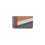 Bas de porte pour garage  visser articul premium noir 93 cm 3m