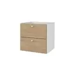 Bloc avec 2 tiroirs pour tagre cube goodhome mixxit effet chne