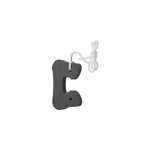 Bloque porte en mousse avec cordelette  accrocher