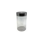 Bocal couvercle en inox 0, 50 l ornami en verre transparent