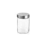 Bocal couvercle en inox 1, 2ml nixo 5five en verre transparent