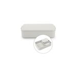 Bote bento 3 compartiments brabantia make & take gris clair