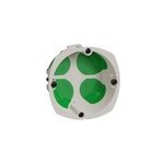 Bote d'encastrement 1 poste tanche diamtre 67 mm profondeur 40 mm multifix air schneider electric, ...