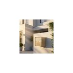 Bo�te aux lettres 1 porte diall beige