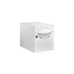 Bo�te aux lettres 2 portes decayeux iguane blanc ral 9016