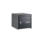 Bote aux lettres double face decayeux probat gris ral 7016