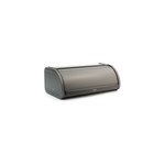 Boîte à pain couvercle coulissant en acier inoxydable brabantia platinum anthracite Boîte à pain couvercle coulissant en acier inoxydable brabantia platinum anthracite