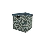 Bote de rangement en carton avec couvercle norasia motif camouflage