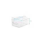 Bo�te de rangement r�ctangulaire transparente smartstore compact clear taille m