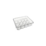 Bote  ufs en plastique transparent 12 ufs ornami