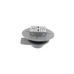 Bonde de douche centrale horizontale gris galedo showerplate Bonde de douche centrale horizontale gris galedo showerplate
