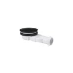 Bonde de douche extra - plate wirquin dme noir