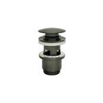 Bonde de lavabo ø 63 mm rousseau avec clapet clic clac ou fixe effet graphite mat vert Bonde de lavabo ø 63 mm rousseau avec clapet clic clac ou fixe effet graphite mat vert