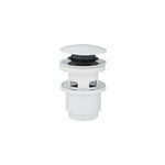 Bonde de lavabo ø 71 mm rousseau avec clapet clic clac ou fixe Bonde de lavabo ø 71 mm rousseau avec clapet clic clac ou fixe