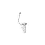 Bonde à panier blanche 90mm et trop - plein avec siphon réglable wirquin Bonde à panier blanche 90mm et trop - plein avec siphon réglable wirquin