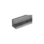 Bordure flexible en caoutchouc recycl de couleur noire