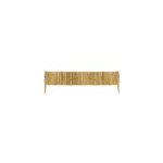 Bordure  planter bambou coloris naturel 120 x 20 cm