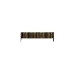 Bordure  planter bambou noir 120 x 20 cm
